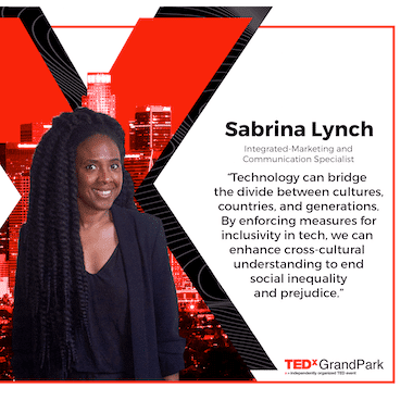 TEDxGrandPark-Speaker-SabrinaLynchX
